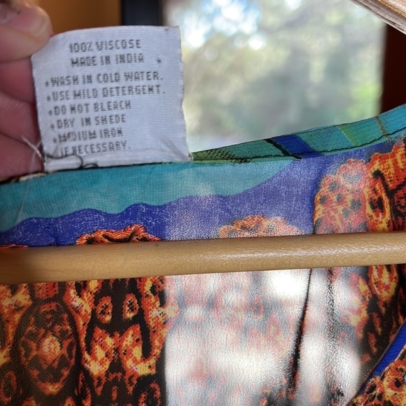 Indian Bazaar Vintage Peacock Jeweled Kaftan Free Size - Picture 6 of 9